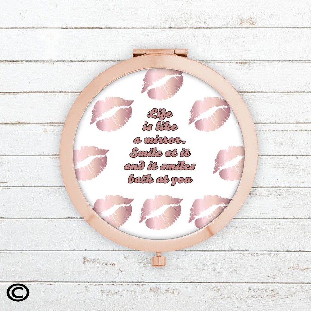 Funny Motivational Compact Mirrors